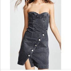 Black denim Jean Atelier mini dress